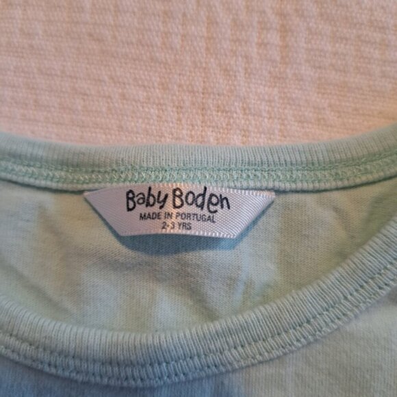 Baby Boden girls 2-3 years lobster applique short sleeve shirt, has a few marks - Picture 3 of 7